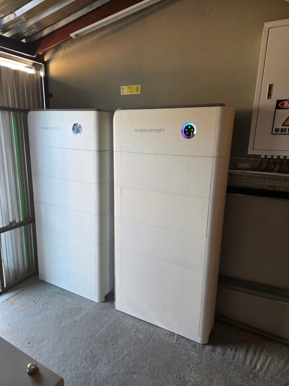 Backup power generator installation